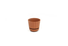 Cargar imagen en el visor de la galería, Maceta Plástica Madera 505C Diámetro de 13cm