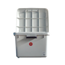 Cargar imagen en el visor de la galería, Caja Plástica Ónix 28 Litros Con Grapa De Seguridad Peyo Surtidos Ónix