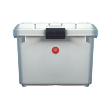 Cargar imagen en el visor de la galería, Caja Plástica Acero 38 Litros Con Grapa De Seguridad Surtidos Acero