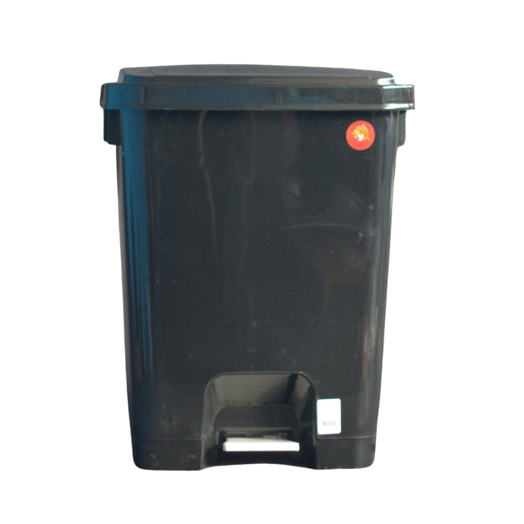 Bote plástico para basura con pedal mediano