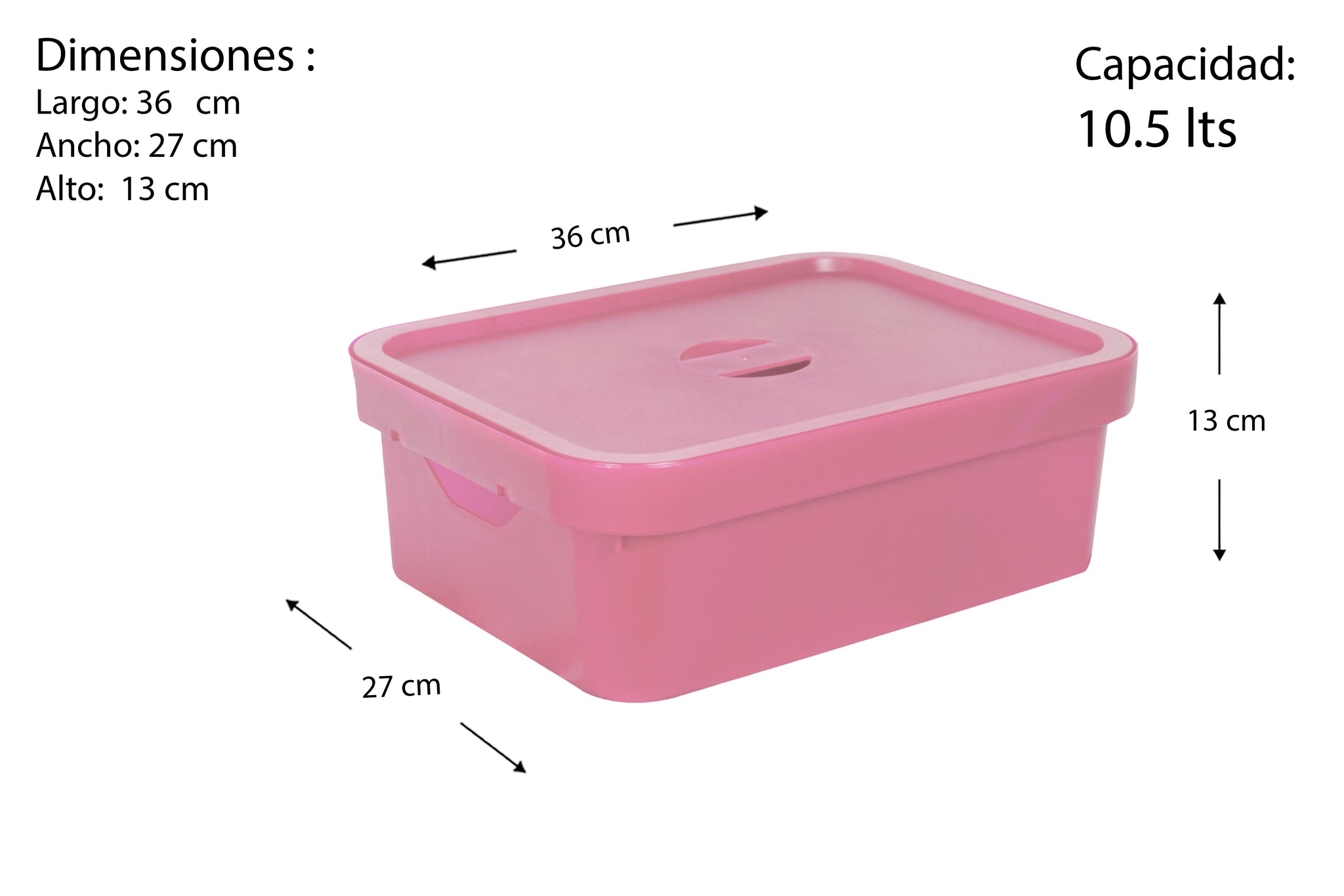 Caja Transparente 4L. – Plastikal